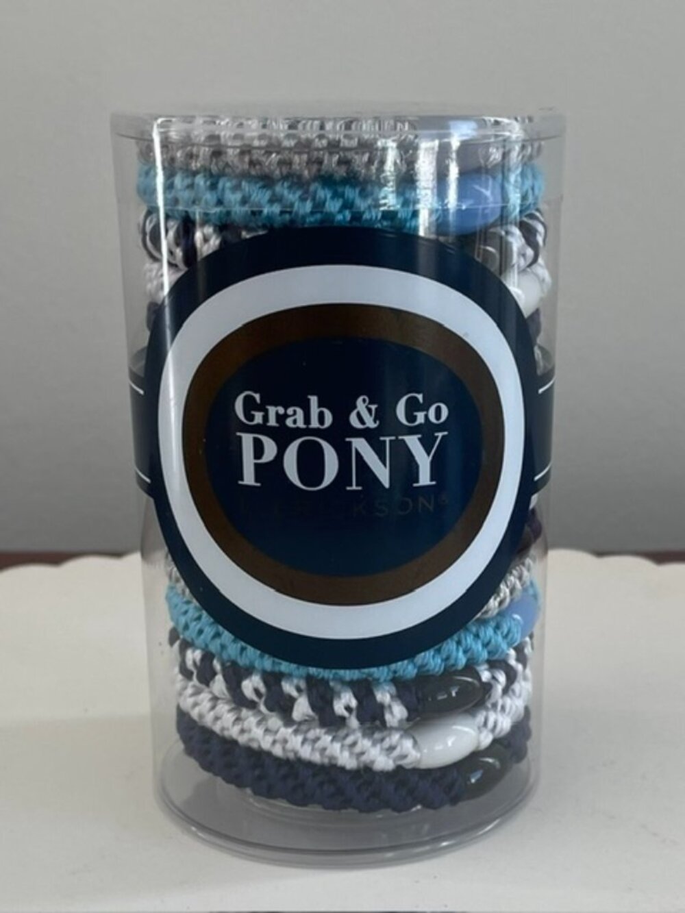 - France Luxe Grab & Go Pony  Tube- 15 Hair Ties-NWT